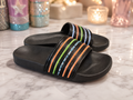 Citrus Sparkle Rhinestone Slides