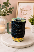 Midnight Sparkle Rhinestone Mug