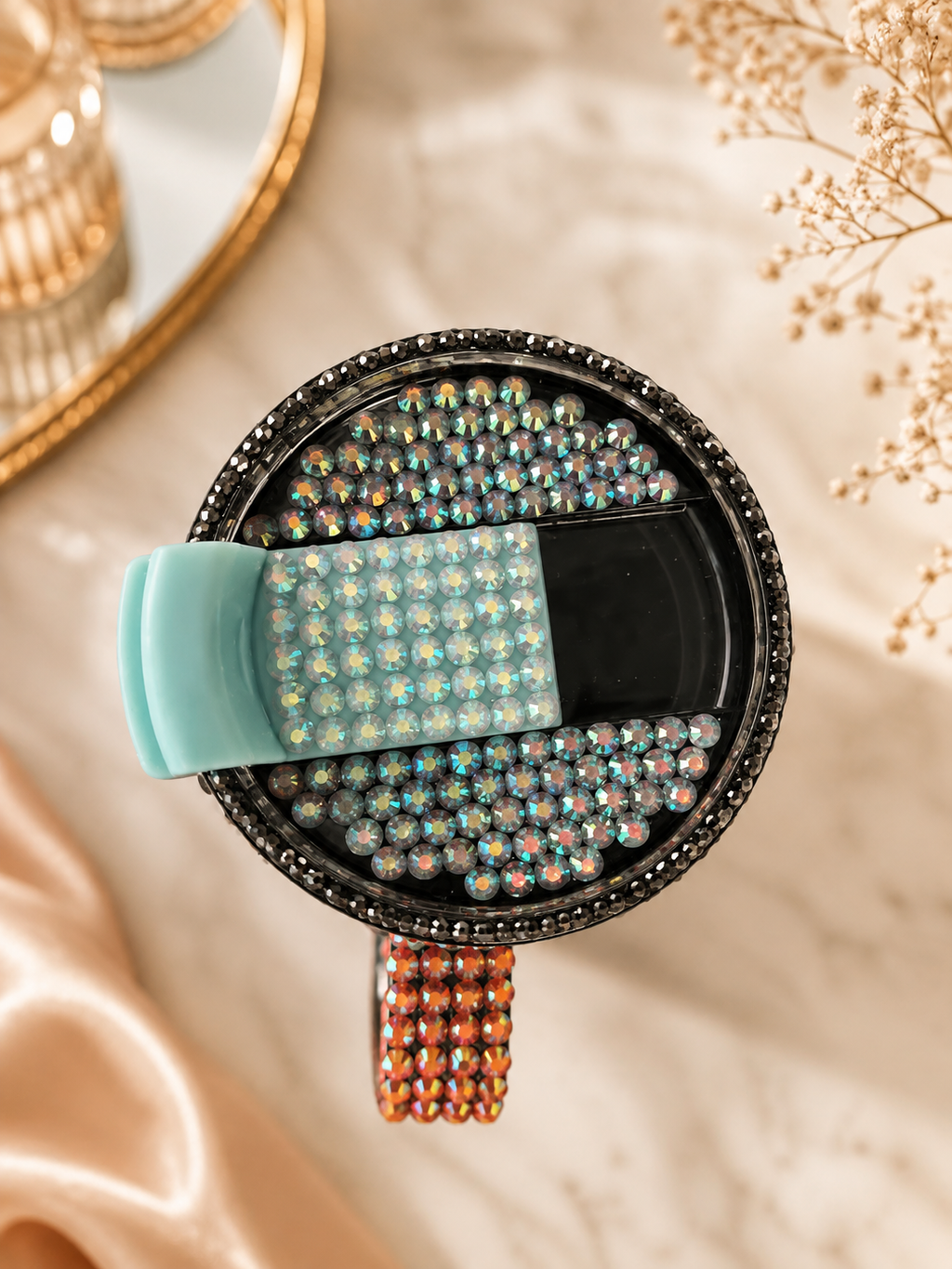 Midnight Sparkle Rhinestone Mug