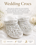 Bedazzled Wedding Crocs