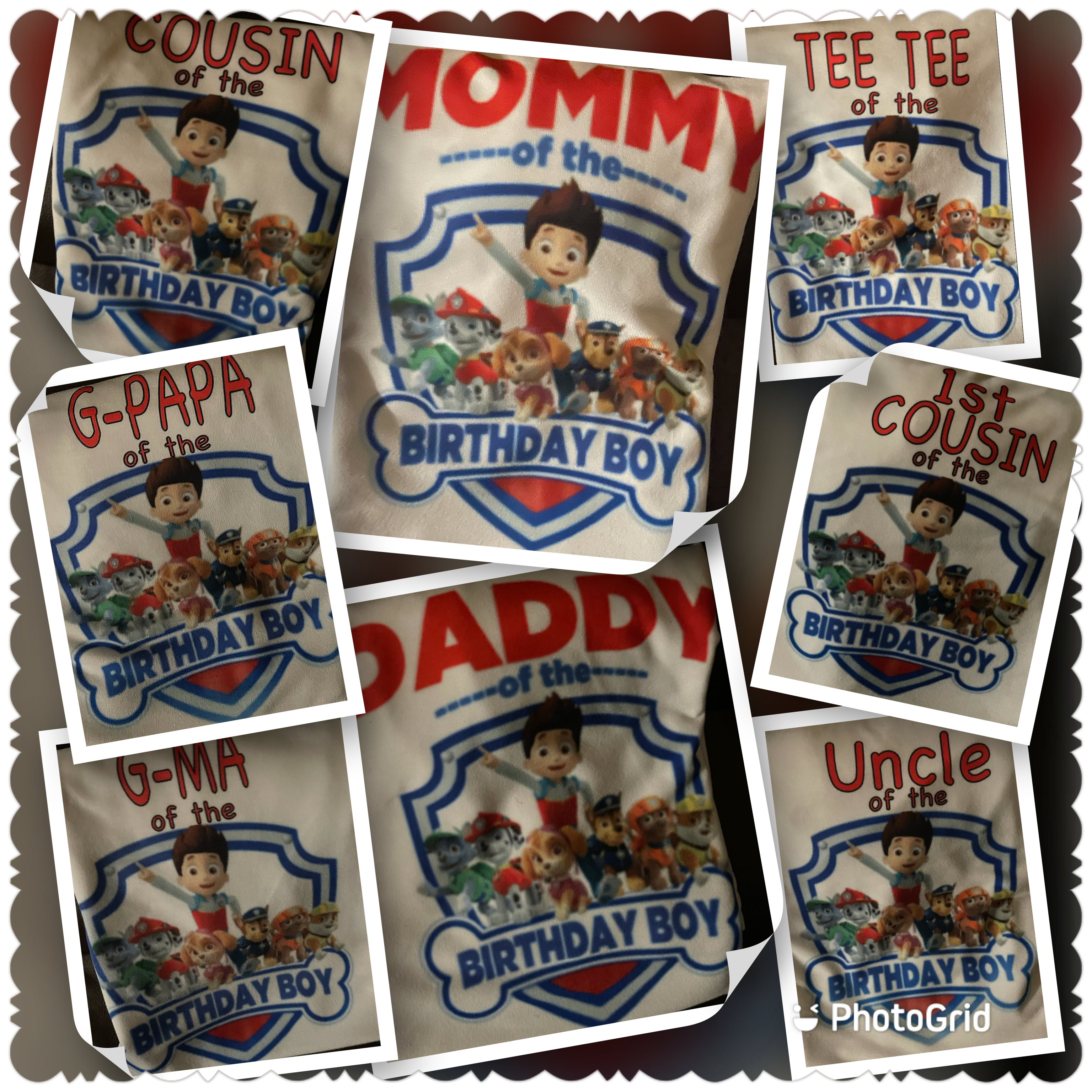 Birthday Crew Custom T-Shirts